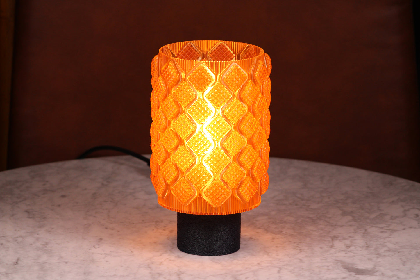 Aurelia Amber Lamp