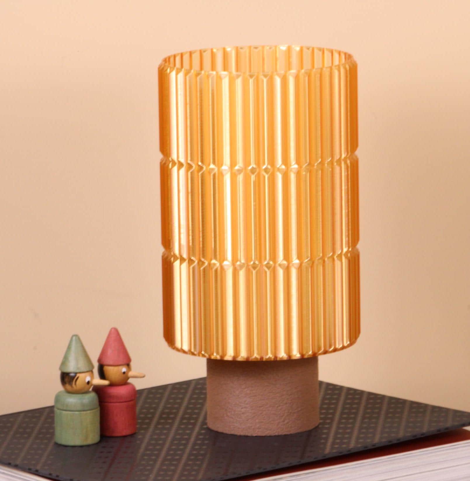 Cozy Amber Lamp