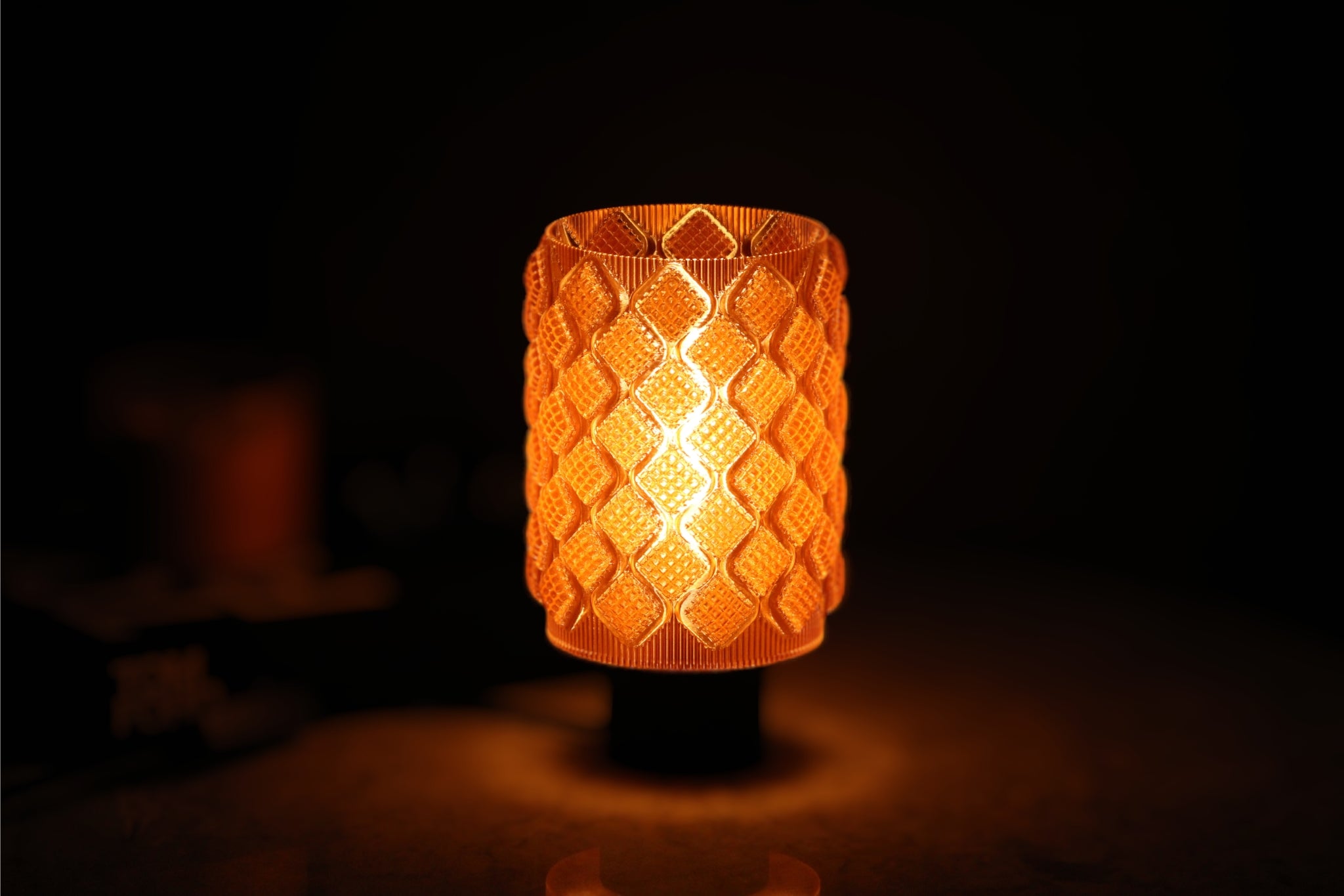 Aurelia Amber Lamp