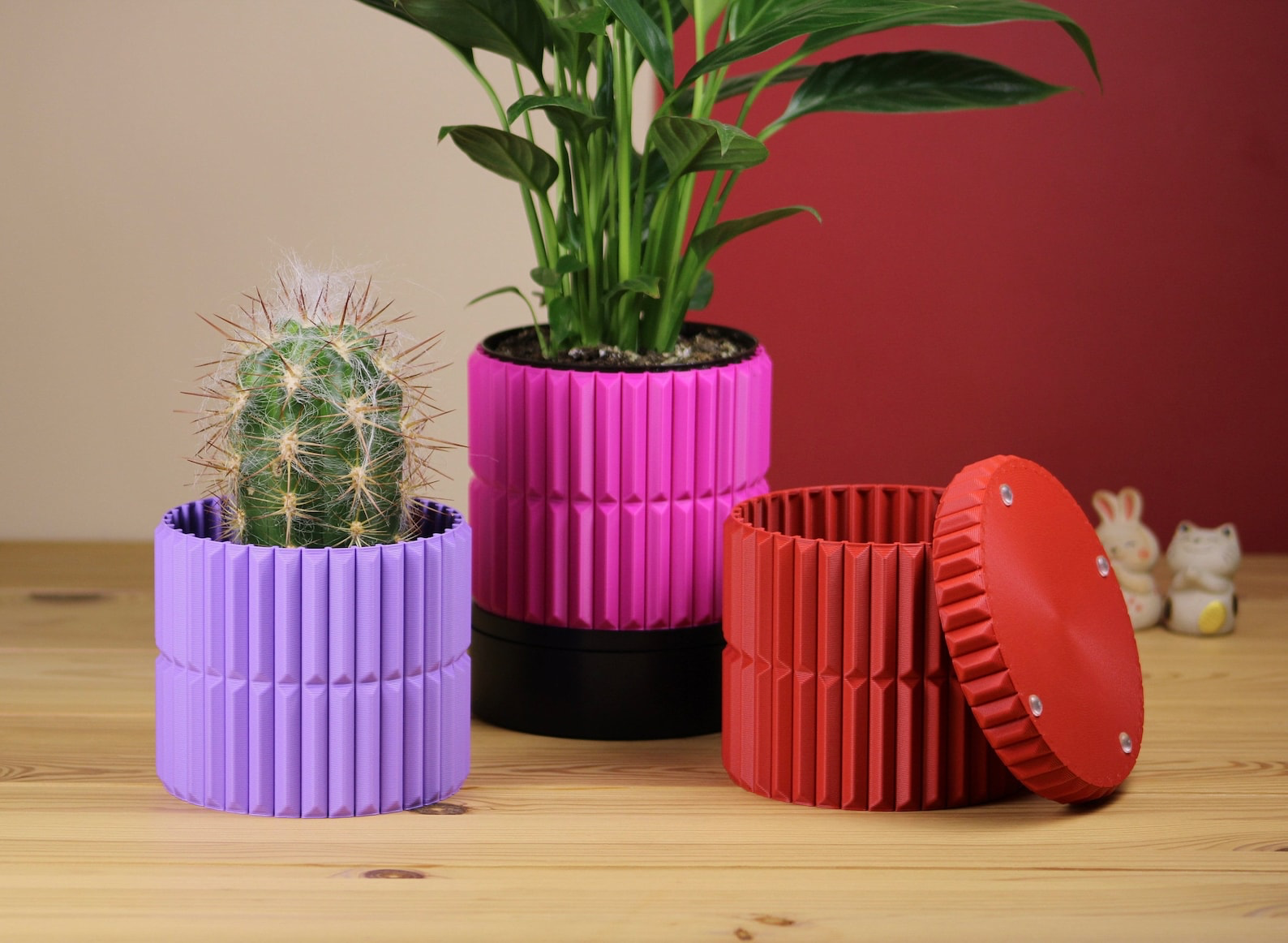 designer plastic plant pots Nova Planter – Hedya Design